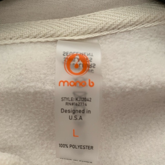 Monob Sweat Top with hoodie. - Picture 5 of 5